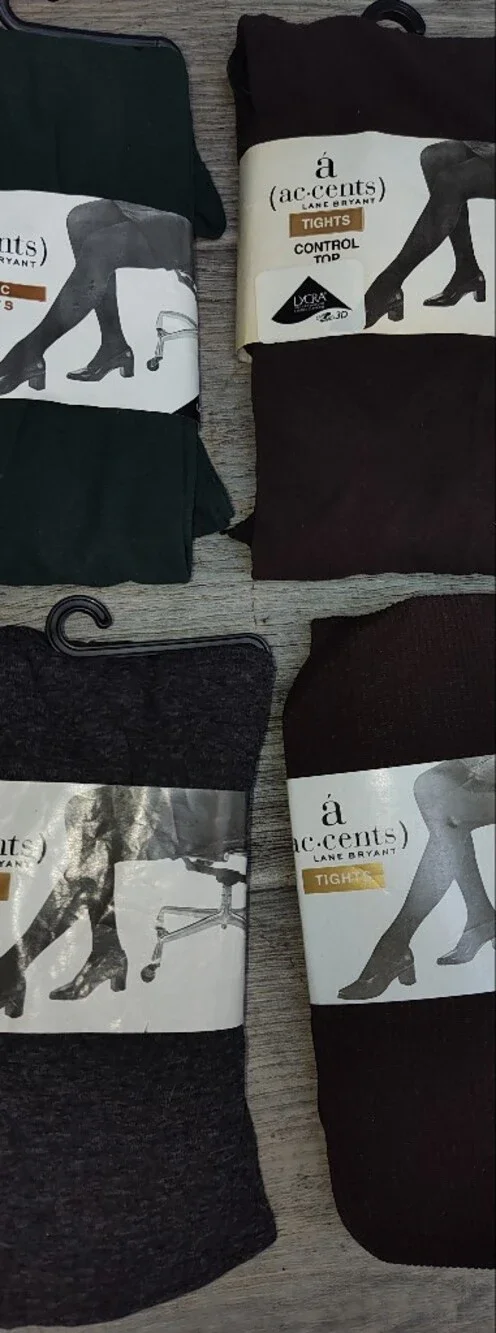 Lane Bryant tights 7 Pairs , Various Colors, New